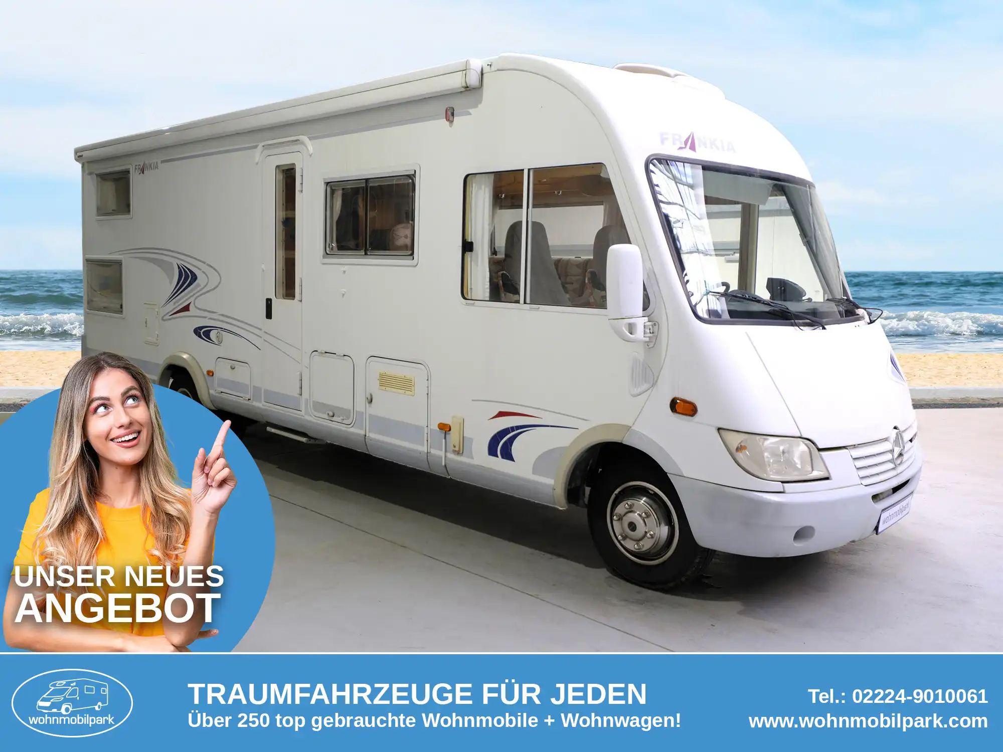 FRANKIA I 8000 BD Luxury Class Integrierter gebraucht kaufen in Bad Honnef